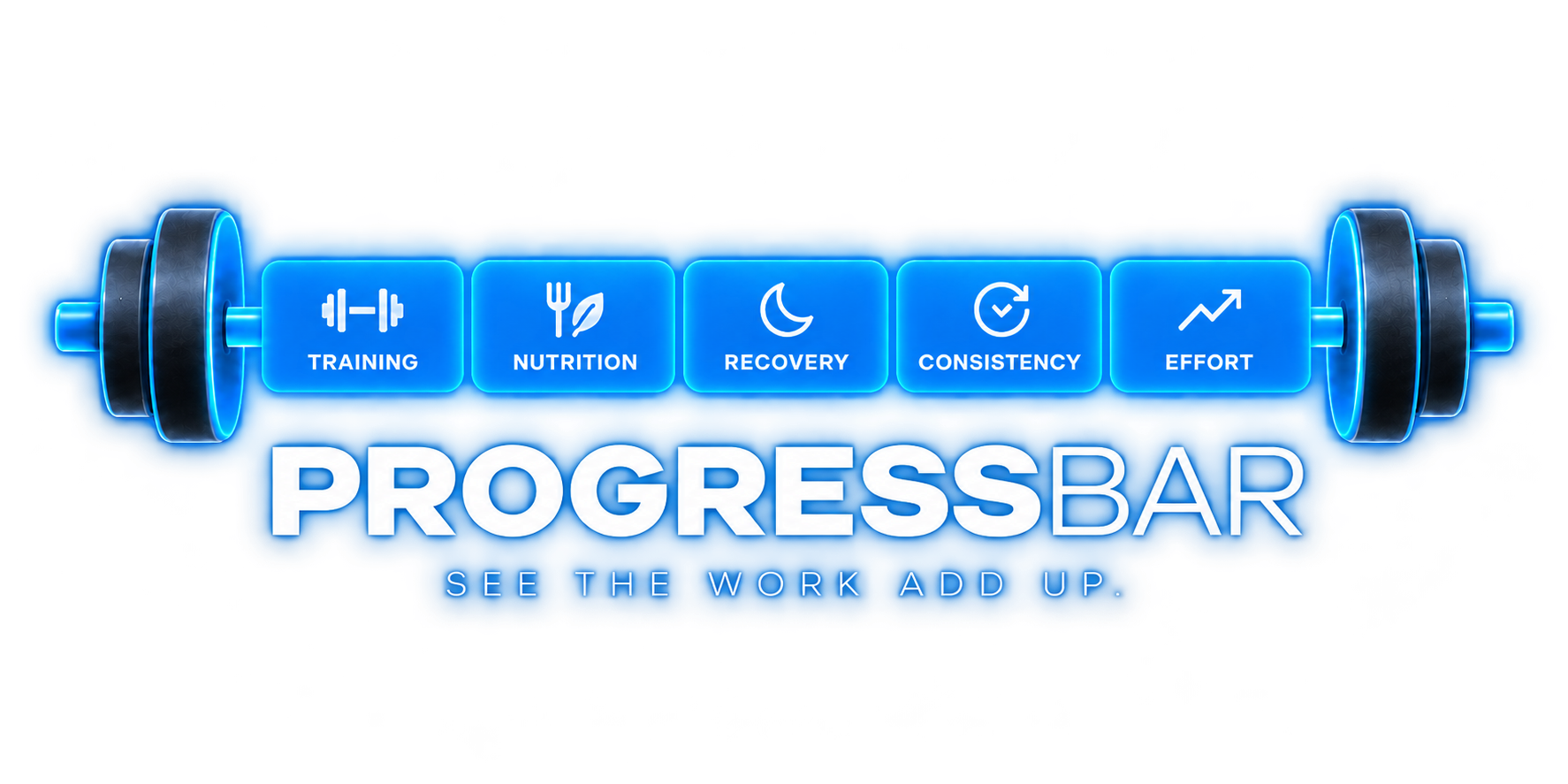 ProgressBar Fitness training pillars barbell